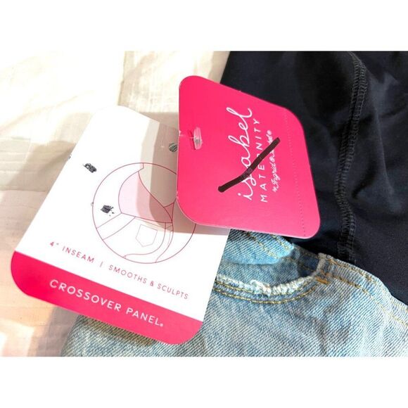 Isabel Crossover Maternity Shorts Size 6 - Picture 3 of 7